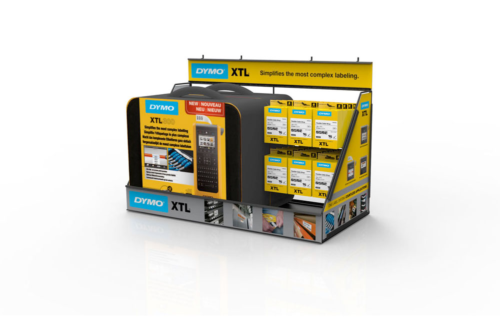 A Dymo Counter Display is an Photo of an Effective Retail Display