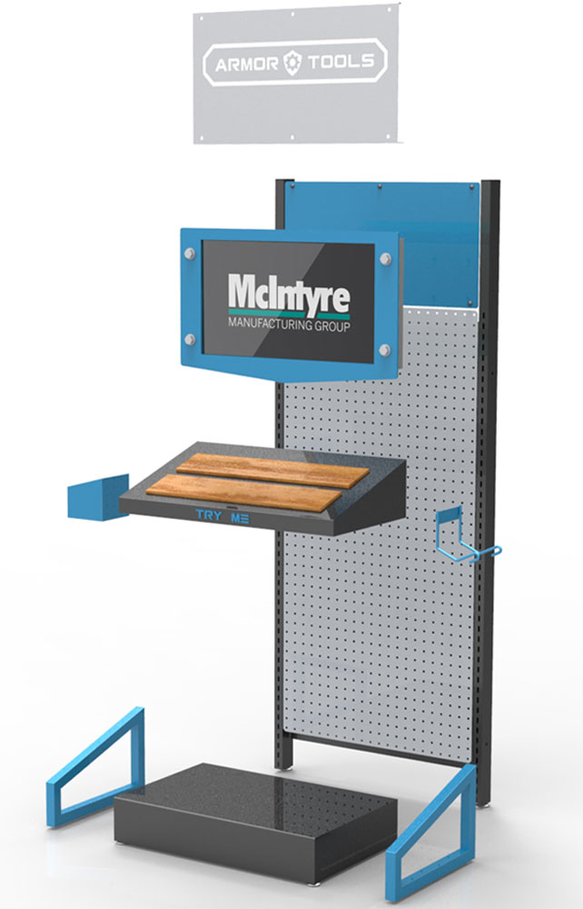 hardware and hand tool displays