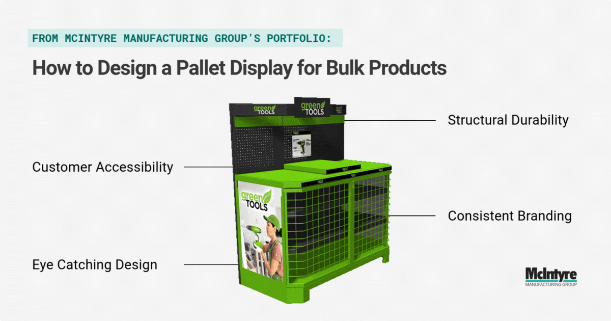 How to design a pallet display for club stores